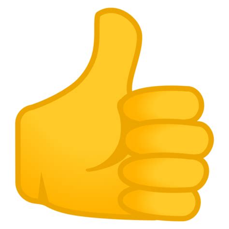 Download Black Thumbs Up Emoji Png Png And  Base