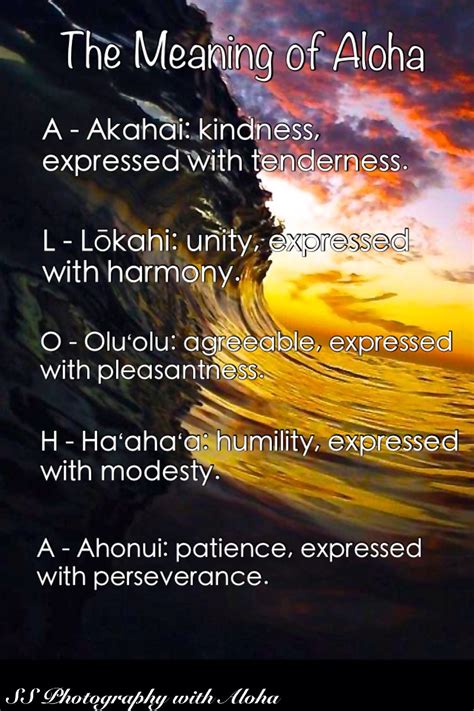 Meaning Of Aloha Hawaiian Quotes Hawaiian Words And Meanings Hawaii