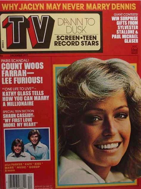 Farrah Fawcett Covers Tv Dawn To Dusk Magazine Us December 1977