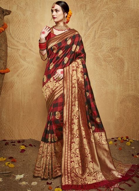 Buy Online Kanchipuram Silk Weaving Designer Traditional Saree 106028
