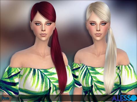 Sims 4 Paris Hair