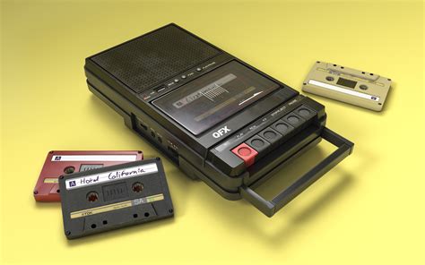 Artstation Qfx Retro 39 Shoebox Tape Recorder