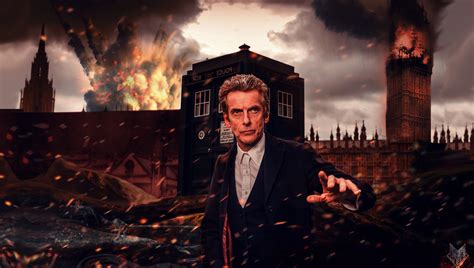 Doctor Who The Doctor Tardis London Peter Capaldi Destruction