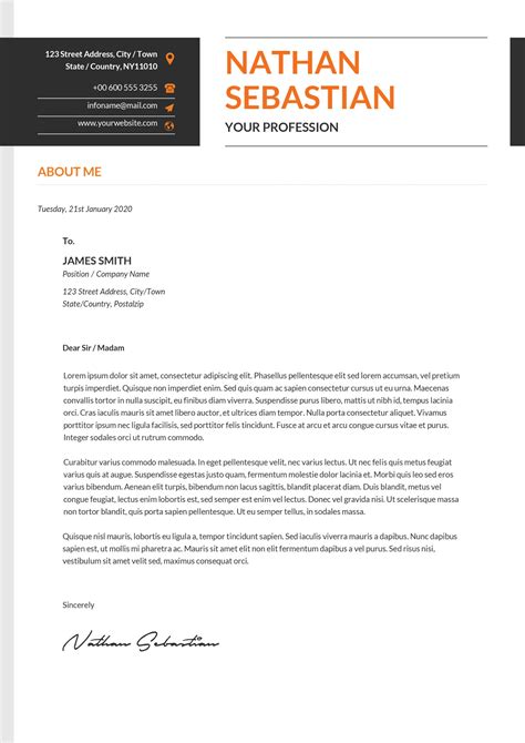 You don't even have to sign up for a spam list. Impactful Cover Letter Template for download in word ...