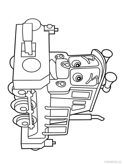 Chuggington Veselé vláčky omalovánky icreative.cz Inspirace