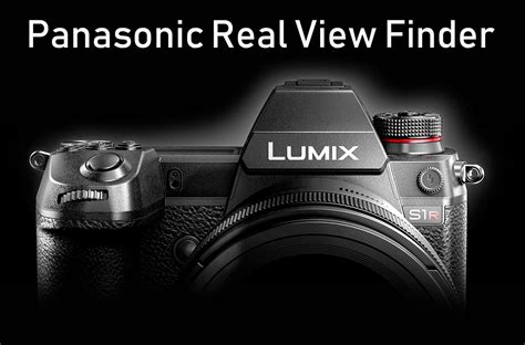 Panasonic S1r Systeemcamera Met Real View Finder Letsgodigital