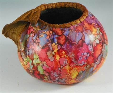 Fine Gourd Art By Judy Richie Gorgeous Gourds Painted Gourds