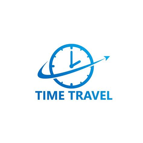 Premium Vector Time Travel Logo Template Design Vector Emblem Design