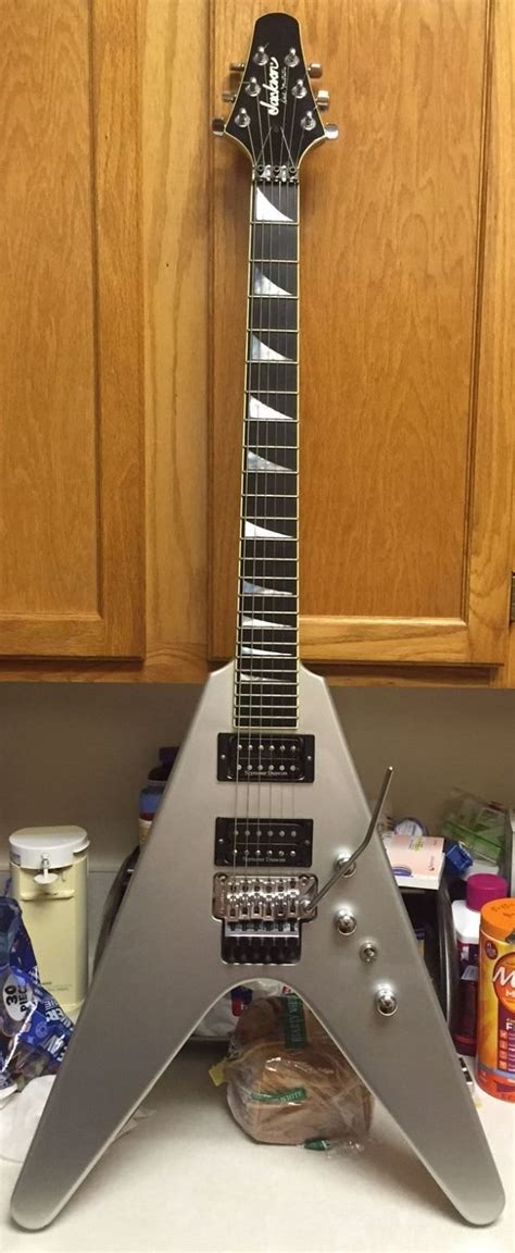 Jackson Y2kv This One Features A Floyd Rose Locking Tremolo As Far As