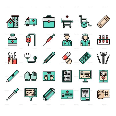 Medical Equipment Icon Set By Konkapp Graphicriver