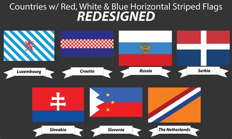 Redesign I Redesigned All The European Flags That Feature Red White