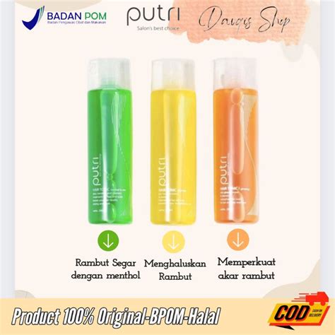 Jual Bpom Putri Hair Tonic Putri Shampoo Original 200 Ml Untuk