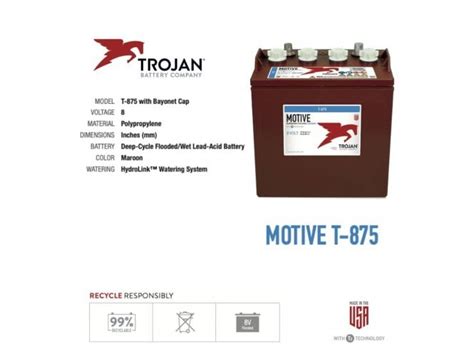 Trojan Batteries 8 Volt Deep Cycle