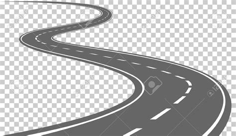 Highway Clipart Paved Road Highway Paved Road Transparent Free For