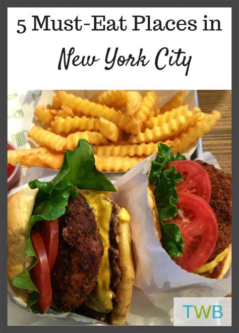 5 Must-Eat Places in New York - The Write Balance