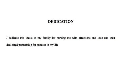 A thesis statement plays an important part when it comes to writing essays. Example of a dedication page in a thesis - writingessay ...