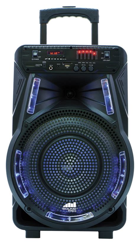 Portable 12″ Bluetooth Party Speaker With Disco Light Naxa Electronics
