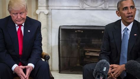 Pics Make Obama Trump Meeting Seem Less Awkward Cnn Politics