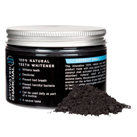 Activated Charcoal Teeth Whitening Powder 50g Natural Supplies Pure Quality Diatomaceous Earth