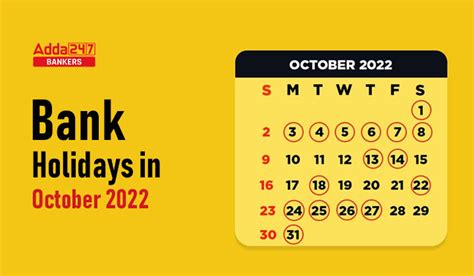 Bank Holidays In October 2022 Complete List Of Bank Holidays