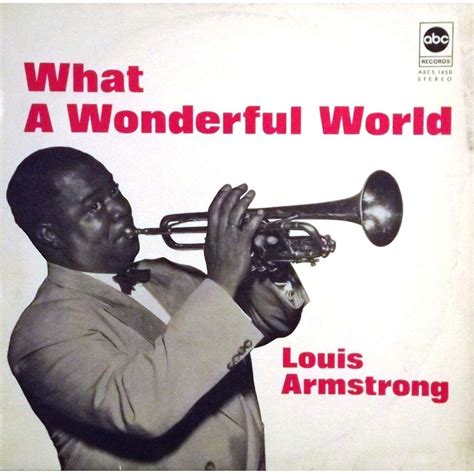 Louis Armstrong What A Wonderful World Album Cover Paul Smith