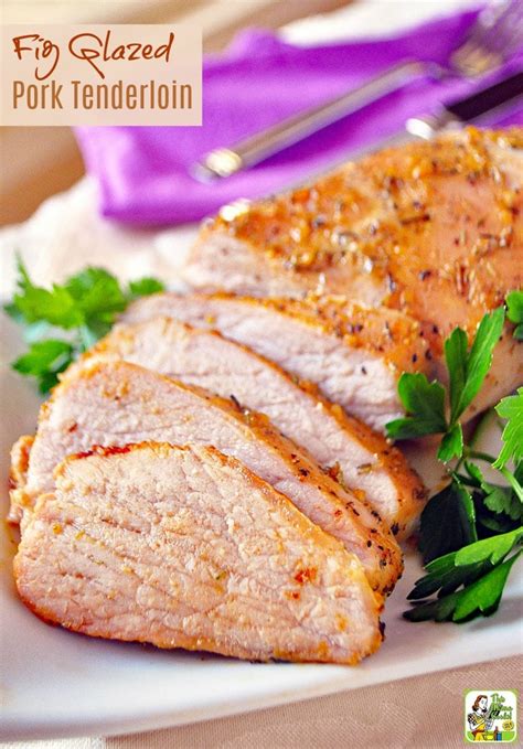 The pork tenderloin is crazy moist and tender by first being placed in a water/salt/ brine for 20 this pork tenderloin recipe pairs beautifully with any number of sides from simple rice and a big green the pork becomes mealy if left in the brine any longer. Fig Glazed Pork Tenderloin recipe