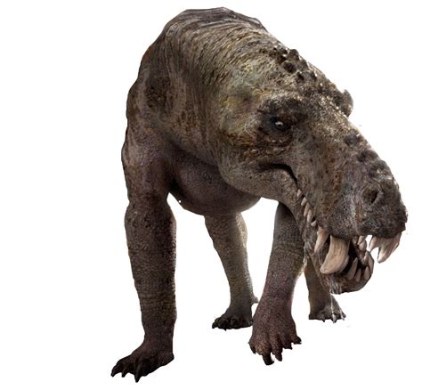 Recreation Of Gorgonops This Therapsid Lived 250 Million Year Ago In