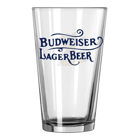 Budweiser Eagle Logo Pint Glass