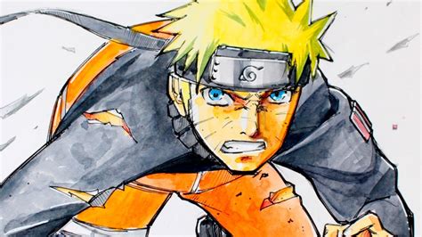 Drawing Naruto Shippuden Watercolor Youtube