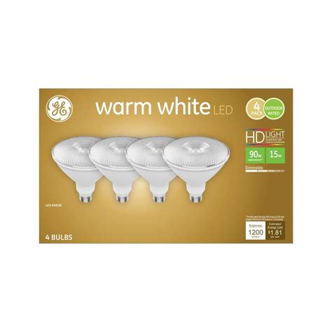 Ge Classic Watt Eq Led Par Warm White Dimmable Light Bulb Pack At Lowes Com