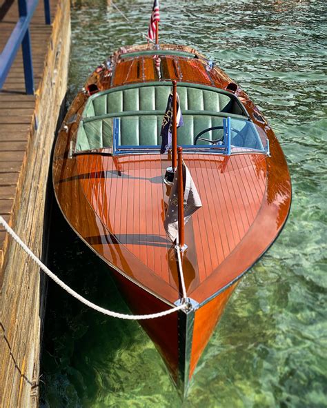 Mahogany Boat Wooden Speed Boats Motorboat Classic Wooden Boats