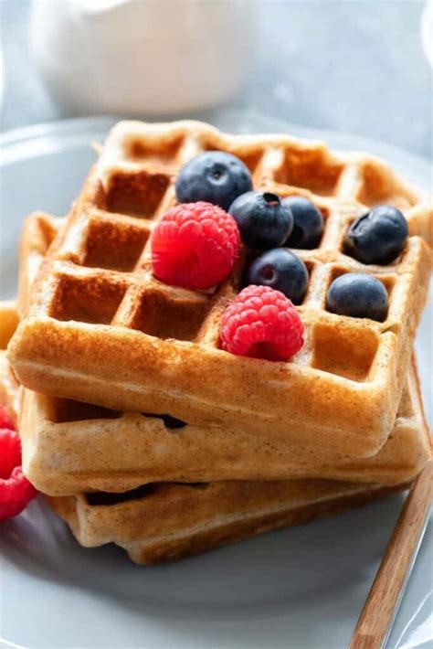 Almond Flour Waffles Just 6 Ingredients The Big Man S World