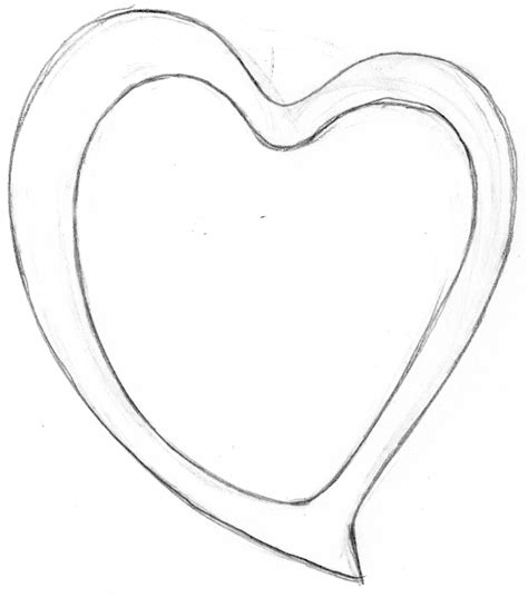 Pencil Drawing Heart At Getdrawings Free Download