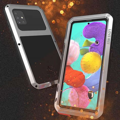 Love Mei Waterproof Gorilla Glass Metal Case Cover For Samsung Galaxy