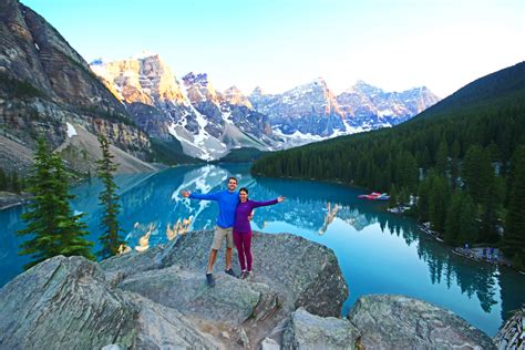Moraine Lake Banff National Park Located In Alberta Canada