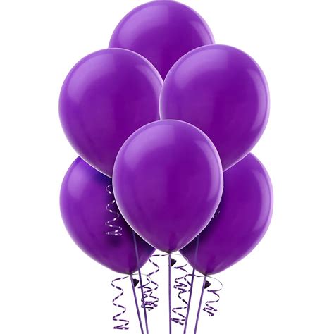 New Purple Latex Balloons 12in 15ct Party City