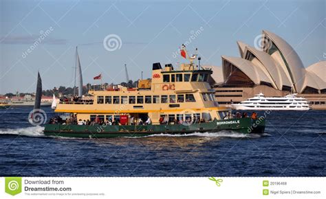 Sydney Harbour Ferry Boat Australia Editorial Stock Photo Image Of