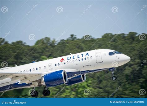 Delta Airlines Jet Taking Off Editorial Photography Image Of Delta