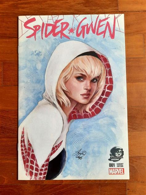 Spider Gwen Vol 2 1 2015 Siya Oum Variant Hobbies And Toys Books And Magazines Comics And Manga