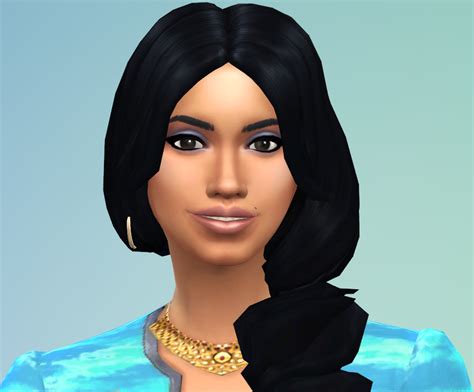 Sims 4 Caliente Princess Jasmine By Populationsims