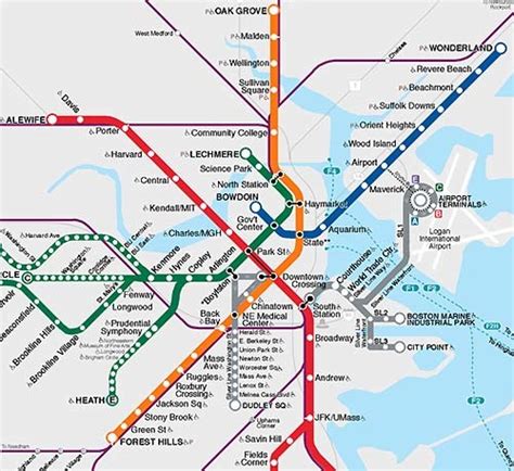 27 Map Of Boston Public Transportation Maps Online For You