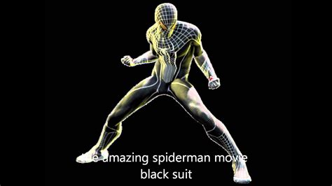 The Amazing Spiderman Game New Skinthe Amazing Spiderman Movie Black