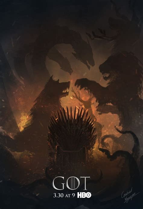 First days on set, favorite costumes and scenes they'll never forget: ArtStation Concepts for HBO's Game of Thrones season 4 Cover Gabriel Yeganyan | Got | Fogo e ...