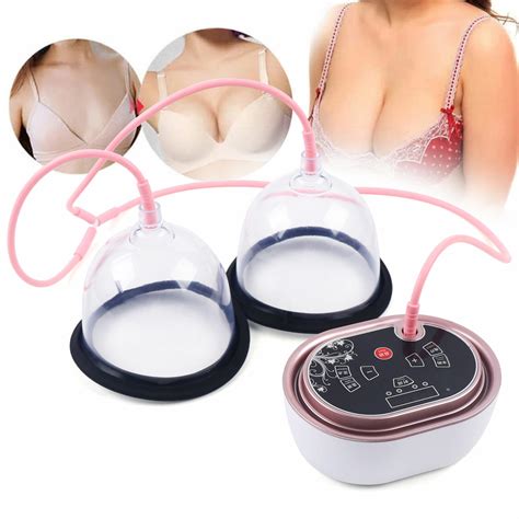 Electric Breast Enlarger Pump Enhancements Vacuum Enlargements Cups Massager Kit Ebay