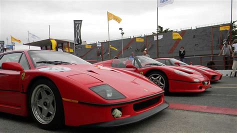 Ferrari F40 F50 Y Enzo Historia De Un Encuentro En El Autódromo De