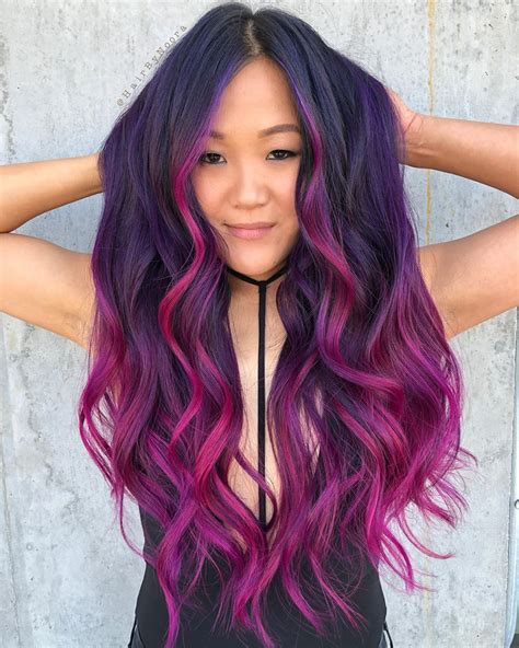 Violet And Pink Hair Bright Hair Colors Vivid Hair Color Hair