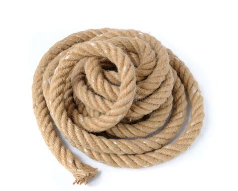 Thick Strong Rope Stock Image Image Of Single Object 12501959