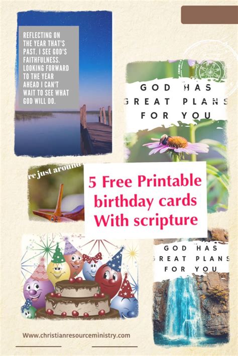 Free Printable Christian Happy Birthday Cards