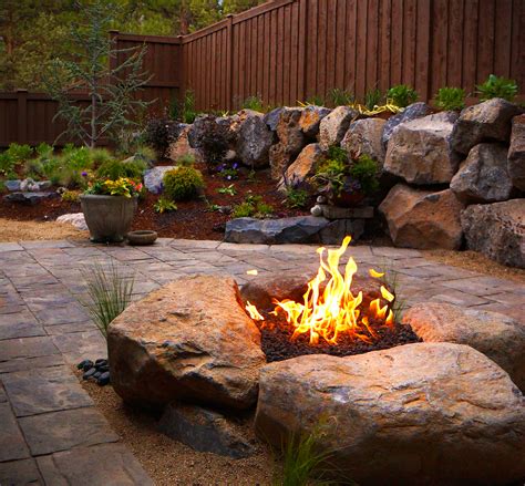 Drawing of dakota fire pit. Fire Pits and Outdoor Fireplaces | Newport Ave Landscaping