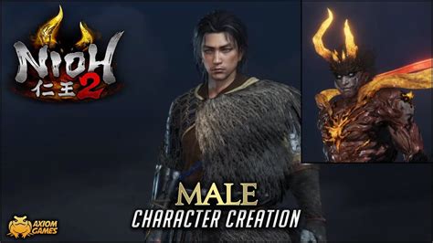 Nioh 2 Male Character Creation Youtube